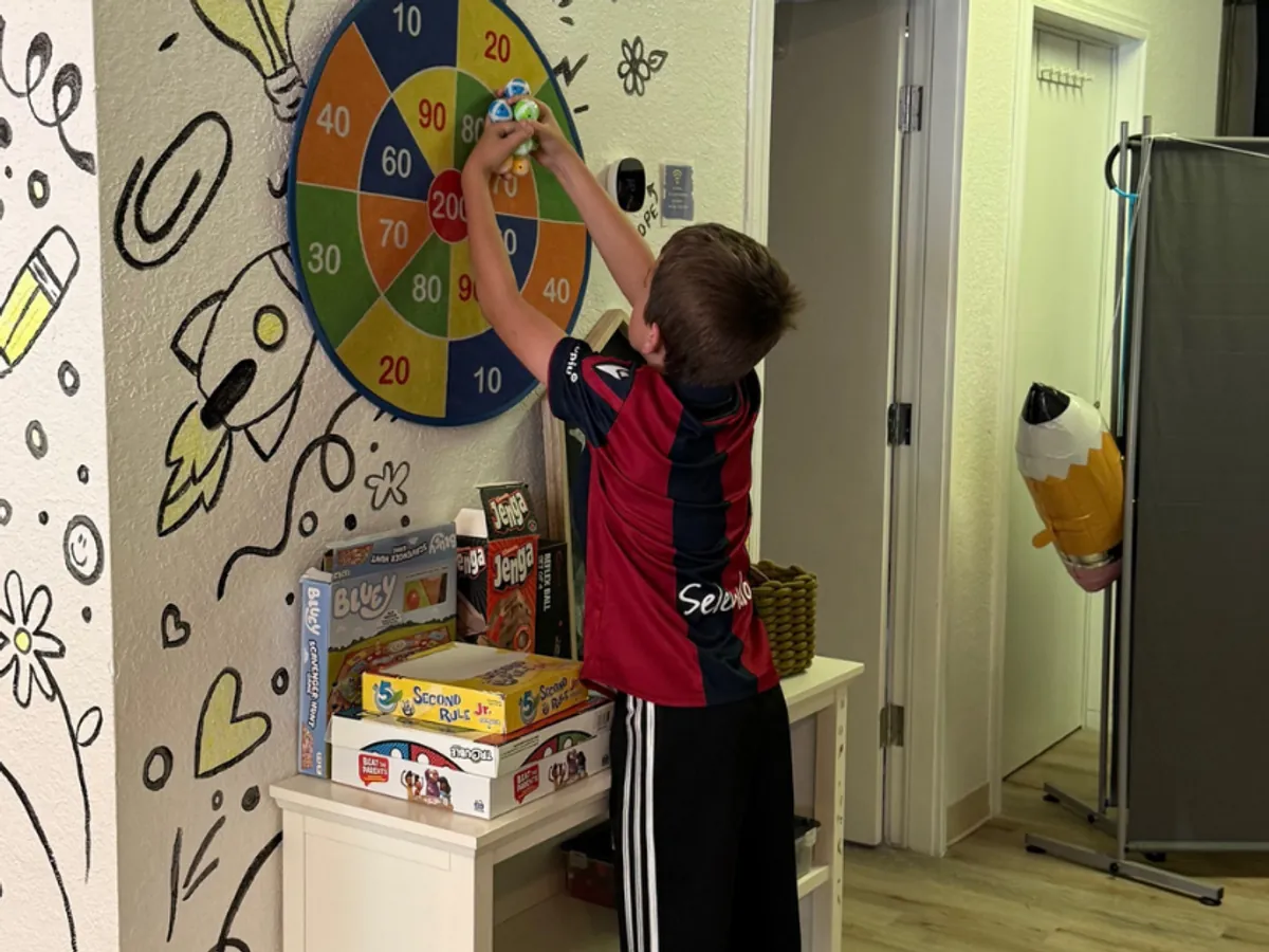 Young student learning at Plant Street Academy
